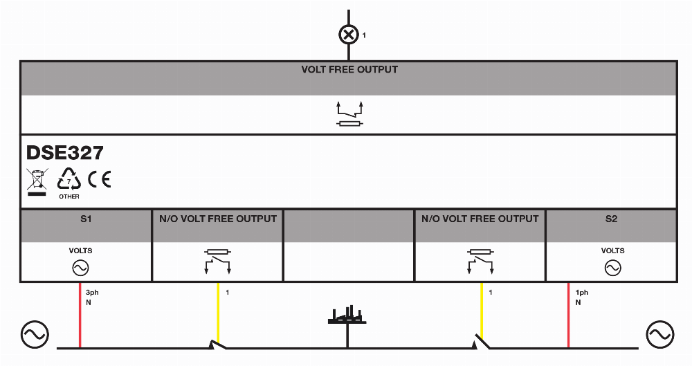 DSE327 connection diagram