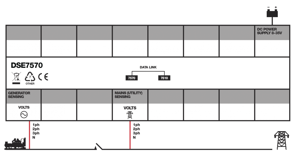 DSE7570 connection diagram