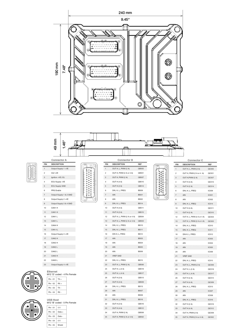 DSEM640 connection diagram