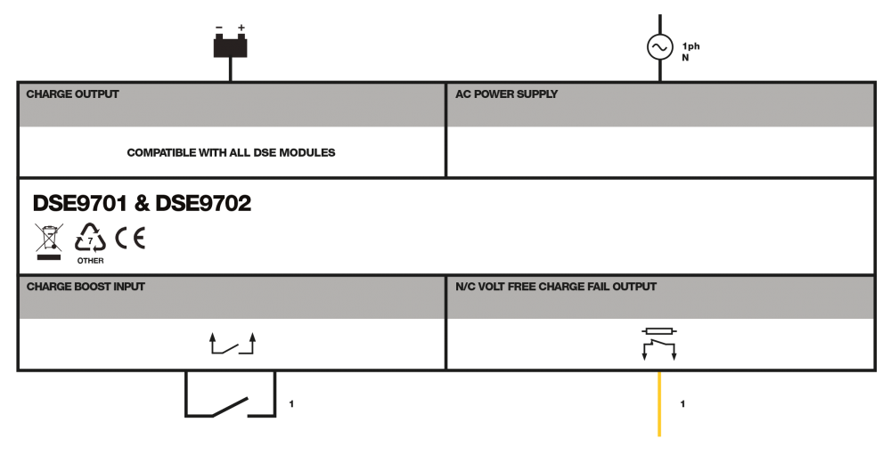 DSE9701 connection diagram